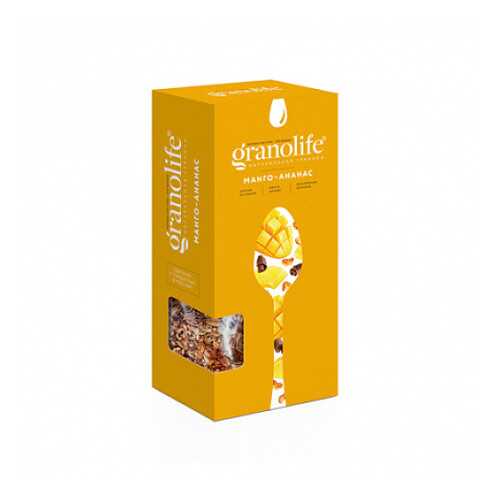Гранола Манго-Ананас Granolife 200 г в ЭССЕН
