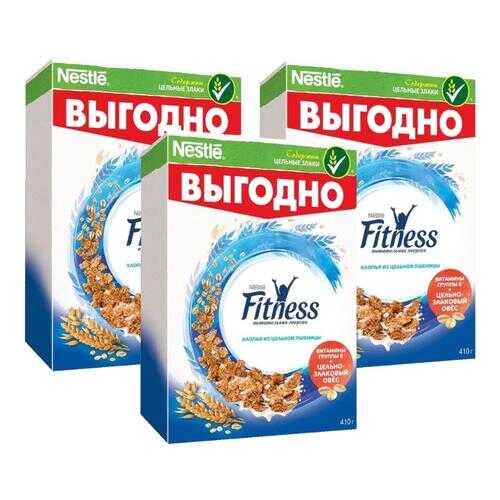 Хлопья Fitness 14 дней пшеничные с витаминами и минералами 3*410 г в ЭССЕН