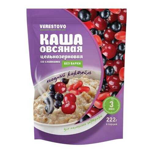 Каша моментального приготовления со сливками Ягодный коктейль в пакетиках одноразовых в ЭССЕН