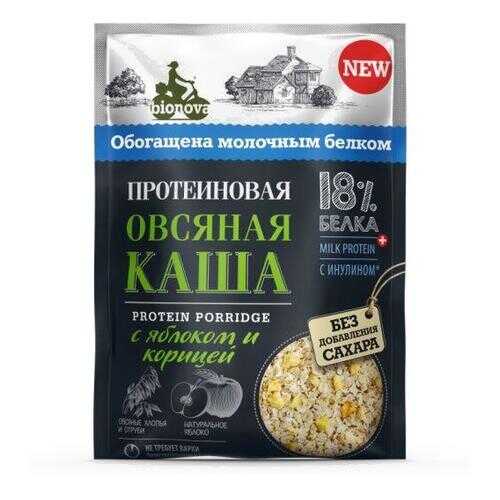 Каша овсяная Bionova Протеиновая с яблоком и корицей 40г в ЭССЕН