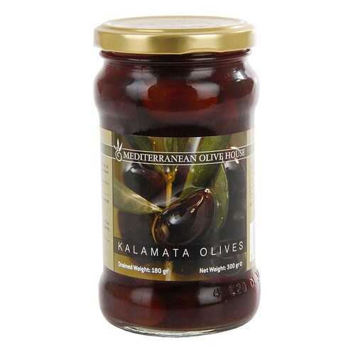 Оливки черные Mediterranean Olive House каламата 300 г в ЭССЕН