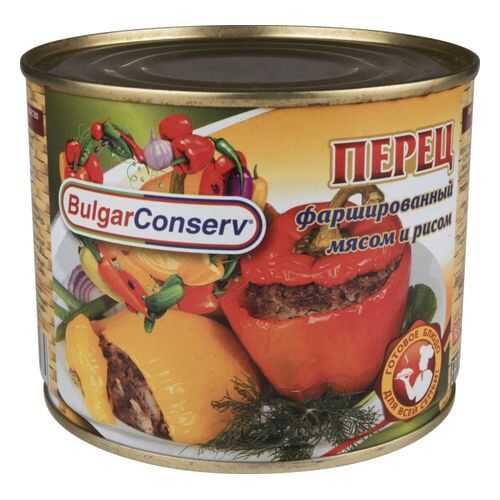 Перец BulgarConserv фаршированный мясом и рисом 540 г в ЭССЕН