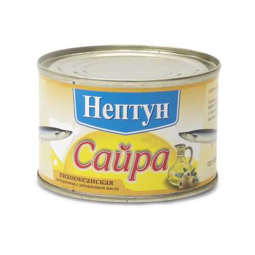 Сайра натуральная Нептун 240 гр. в ЭССЕН