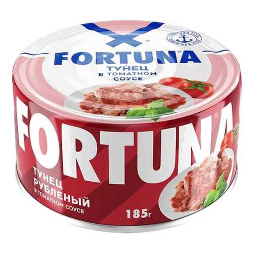 Тунец Fortuna рубленый в томатном соусе 185 г в ЭССЕН