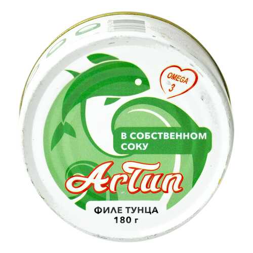 Тунец консервированный ARTUN филе в собственном соку 180 г в ЭССЕН