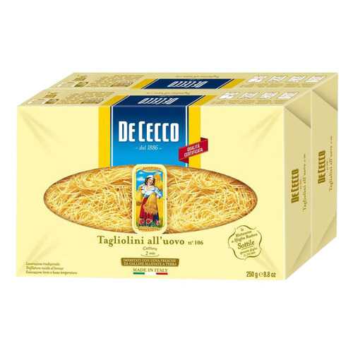 Макаронные изделия De Cecco tagliolini 250 г в ЭССЕН