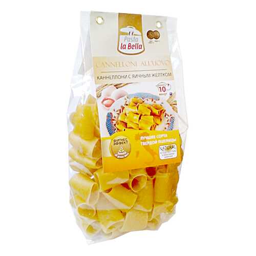 Макароны pasta la Bella каннеллони с яичным желтком в ЭССЕН
