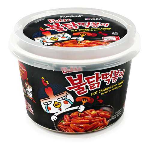Рисовые палочки Топокки со вкусом острой курицы Булдак Samyang 185 г в ЭССЕН