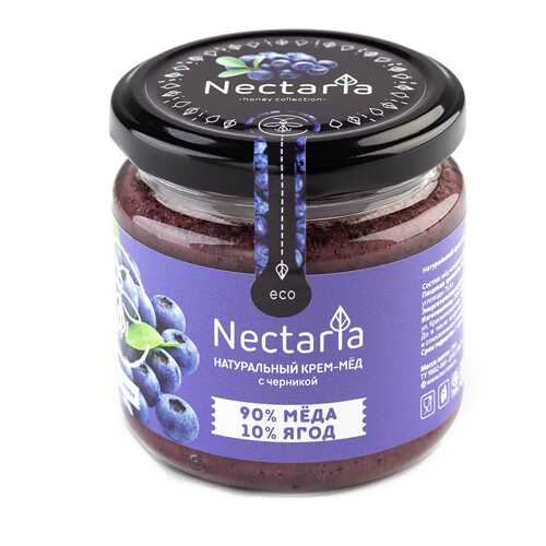 Крем-мёд с черникой Nectaria 230 г в ЭССЕН