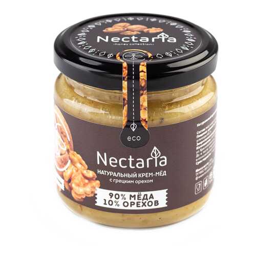 Крем-мёд с грецким орехом Nectaria 230 г в ЭССЕН