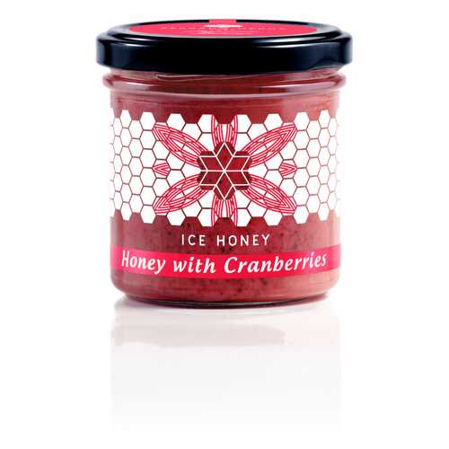 Мед Ice honey с клюквой (Honey with Cranberries) 200 г в ЭССЕН