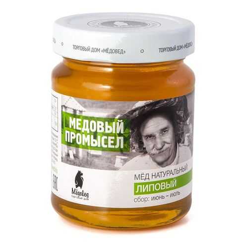 Мед натуральный Медовый промысел Липовый 350 г в ЭССЕН