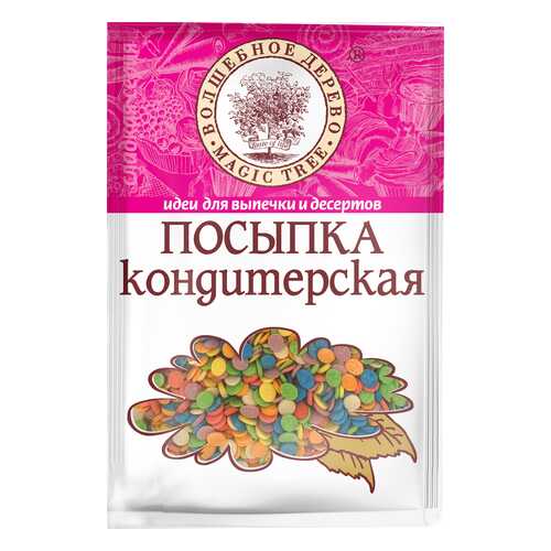 Посыпка кондитерская Волшебное дерево конфетти разноцветные 40 г в ЭССЕН