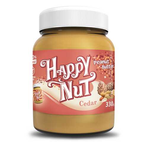 Арахисовая паста Happy Nut Cedar с кедром 330 г в ЭССЕН