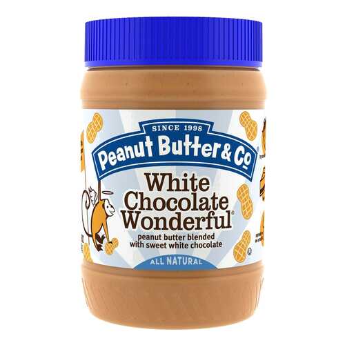 Арахисовая паста Peanut Butter&Co 454 г White Chocolate Wonder шоколад в ЭССЕН