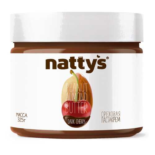 Паста Nattys Dark cherry ореховая с вишней и мёдом 325 г в ЭССЕН