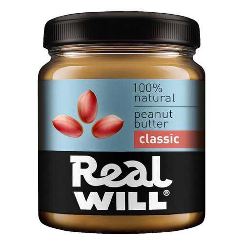 Real Will Peanut butter классическая 500 г в ЭССЕН