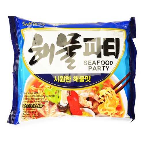 Лапша Samyang с морепродуктами, 125г, Южная Корея в ЭССЕН
