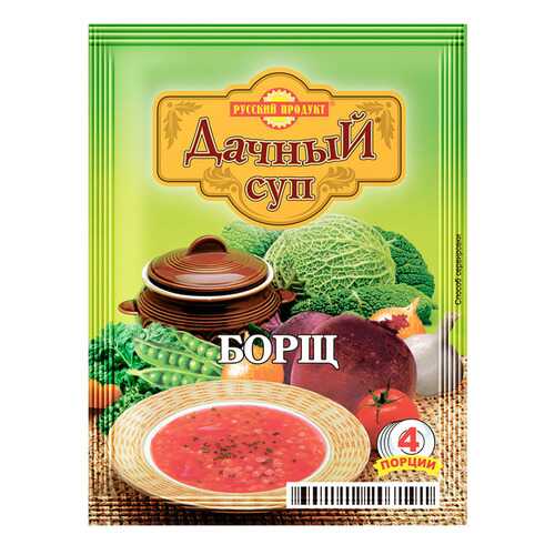 Суп дачный Русский Продукт борщ варочный 50 г в ЭССЕН