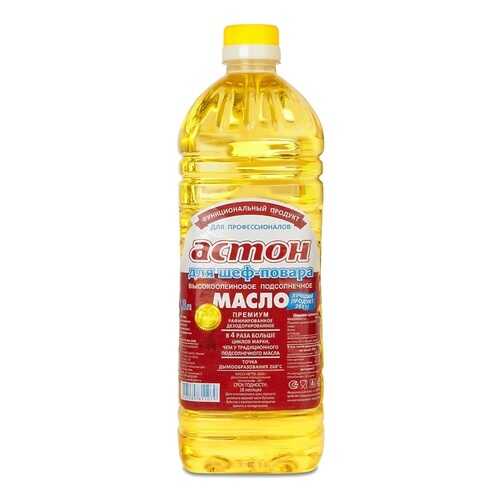 Масло Астон подсолнечное рафинированное дезодорированное 1.8 л в ЭССЕН