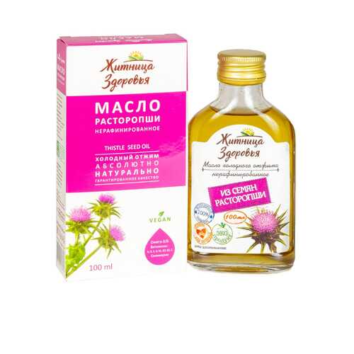 Масло из семян расторопши Житница здоровья 100 мл в ЭССЕН