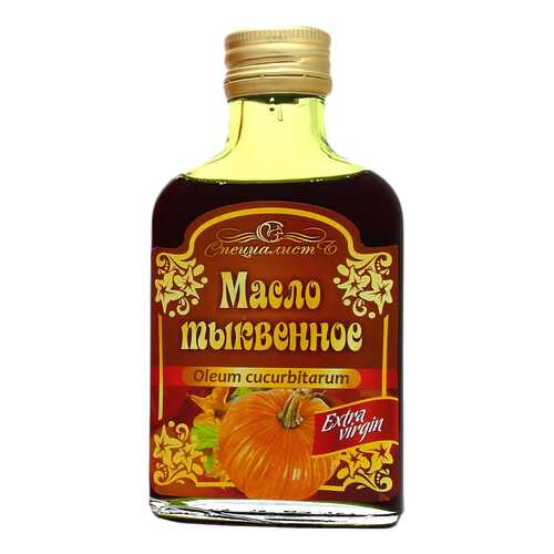 Масло пищевое нерафинированное тыквенное Алтай 100 мл в ЭССЕН