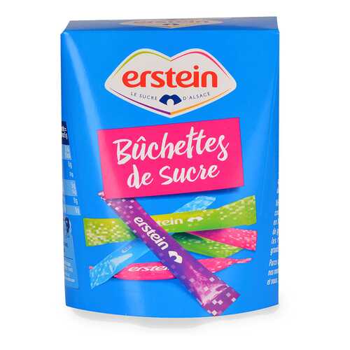Сахар тростниковый белый в индивидуальных пакетиках Erstein 5 г * 75 шт, Франция в ЭССЕН