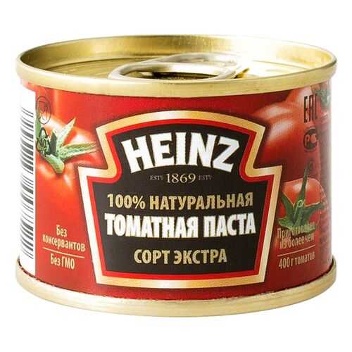 Паста томатная Heinz натуральная экстра 70 г в ЭССЕН