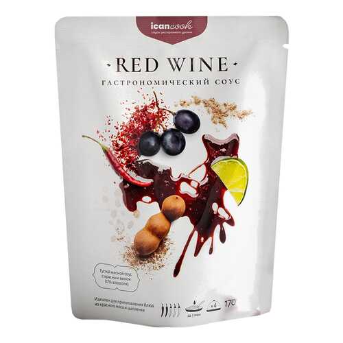 Соус Red wine icancook гастрономический 170 мл в ЭССЕН