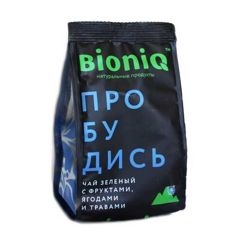 Чай BioniQ Пробудись зеленый с добавками, 50 гр в ЭССЕН