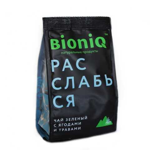 Чай BioniQ Расслабься, зелёный с добавками, 50 гр в ЭССЕН