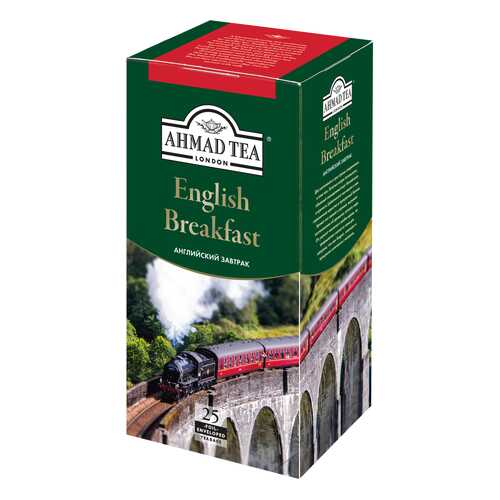 Чай черный Ahmad Tea english breakfast 25 пакетиков в ЭССЕН