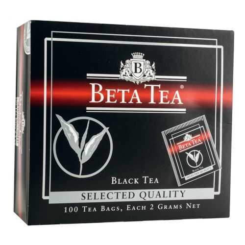 Чай черный Beta Tea selected quality 100 пакетиков в ЭССЕН