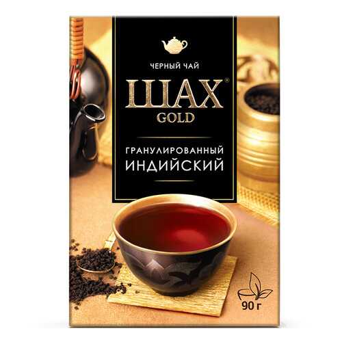 Чай черный листовой гранулированный Шах Gold Индийский 90 г в ЭССЕН