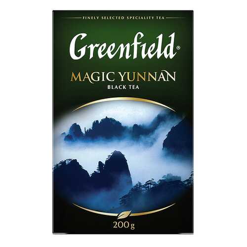 Чай черный листовой Greenfield Magic Yunnan 200 г в ЭССЕН