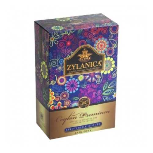 Чай черный листовой Zylanica ceylon premium collection бергамот FBOP 200 г в ЭССЕН