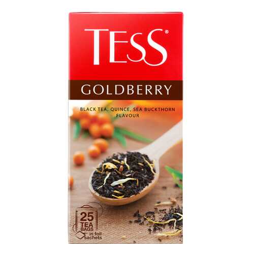 Чай черный Tess Goldberry 25 пакетиков в ЭССЕН