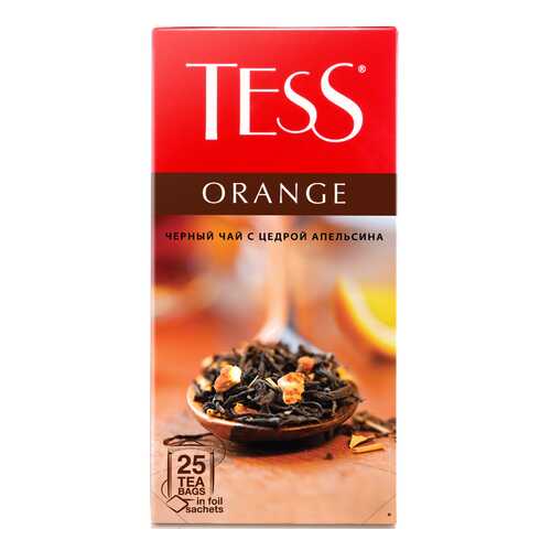 Чай черный Tess Orange 25 пак в ЭССЕН