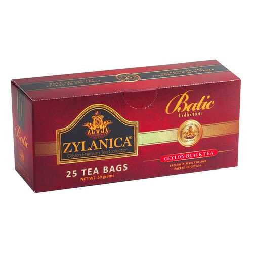 Чай черный Zylanica batik design 25 пакетиков в ЭССЕН