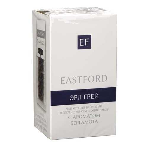 Чай Eastford Эрл грей, черный листовой ароматизированный, 12 пакетиков в ЭССЕН