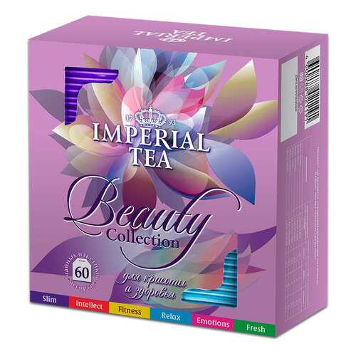 Чай Imperial Tea Beauty collection ассорти 60 пакетиков в ЭССЕН