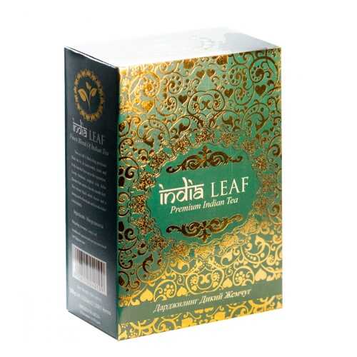 Чай India leaf Дарджилинг дикий жемчуг, черный круполистовой, 100 гр в ЭССЕН