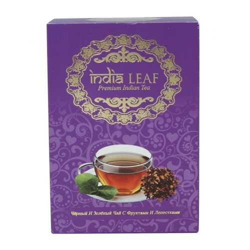 Чай India leaf Микс, микс черного и зеленого чая с добавками, 100 гр в ЭССЕН