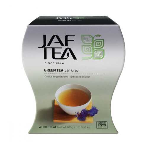 Чай Jaf Tea Earl Grey зеленый с бергамотом 100 г в ЭССЕН