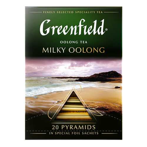 Чай оолонг в пирамидках Greenfield Milky Oolong 20 пакетиков в ЭССЕН