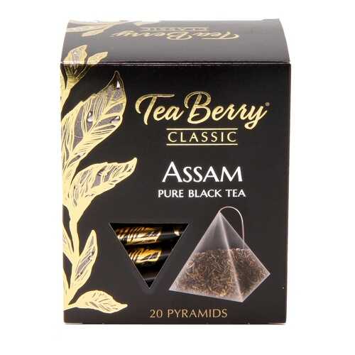 Чай Tea Berry ассам черный 20 пирамидок в ЭССЕН
