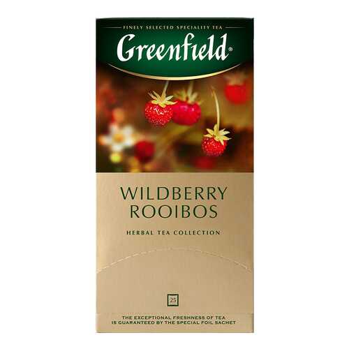 Чай травяной Greenfield Wildberry Rooibos 25 пакетиков в ЭССЕН