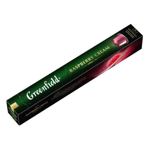 Чай травяной в капсулах Greenfield Raspberry Cream 10 капсул в ЭССЕН