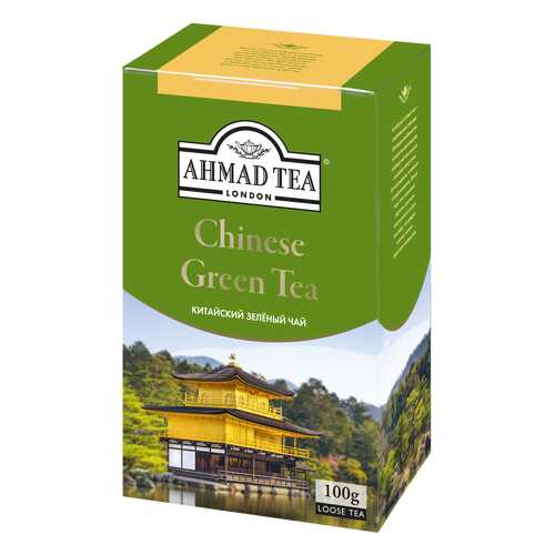 Чай зеленый Ahmad Tea китайский 100 г в ЭССЕН