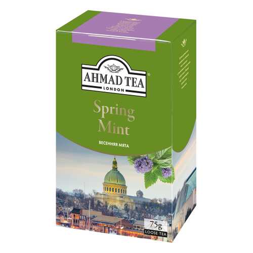 Чай зеленый Ahmad Tea spring mint 75 г в ЭССЕН